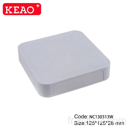 Boîtier de boîtier de routeur wifi en plastique ABS boîtier de réseau en plastique comme boîtier de commutateur de réseau extérieur TAKACHI NC130313W